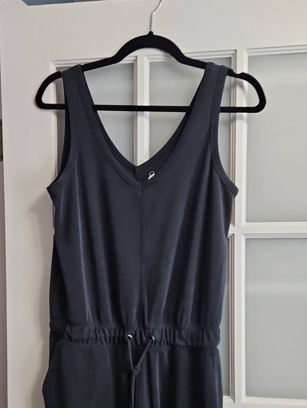 New without Tags Lou & Grey Sleeveless V-Neck Black Romper